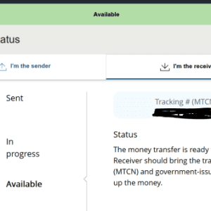 Western Union Transfers