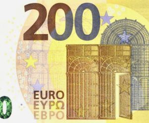Euro €200 Bills