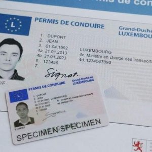 LUXEMBOURG DRIVING LICENSE ONLINE