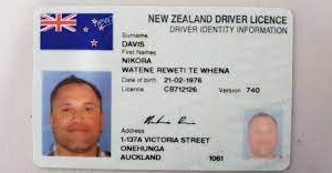 NEW ZEALAND DRIVER’S LICENSE